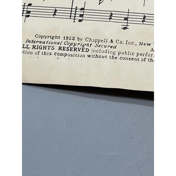 Vintage Sheet Music "Take Him" "Pal Joey" Rodgers & Hart Chappell & Co 1952 READ - Picture 7 of 9